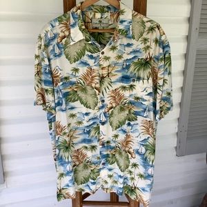 Island Shores Men’s Shirt, XL,100% Rayon